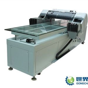 供應江西玻璃建材加工印刷機設備彩繪各種圖案工序簡單