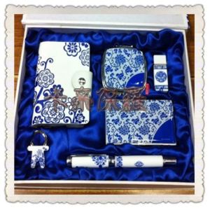 青花瓷套裝 青花瓷筆 青花瓷U盤 名片盒 卡包 鏡子 鑰匙扣