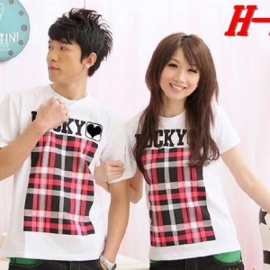 杭州四季青批發(fā)貨源個(gè)性短袖情侶裝重慶便宜情侶裝T恤批發(fā)