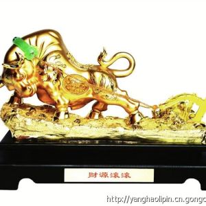 高檔金屬禮品擺件，家居鍍金工藝禮品擺件，招財金屬禮品擺件