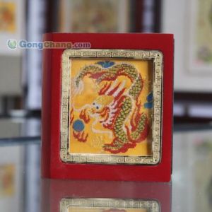 廠家熱銷云錦辦公用品筆筒禮品工藝品