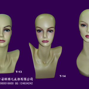 定做彩妝模特頭 假發頭模帶底座