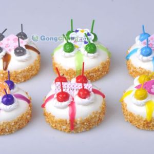 批發(fā)仿真模型工藝品 創(chuàng)意蛋糕冰箱貼