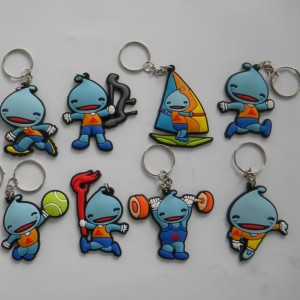 3D軟膠PVC鑰匙扣