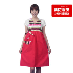 AE129 特價 韓版公主裙傳統韓服圍裙 家居 銷售員圍裙