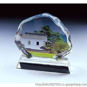 中國最具魅力城市獎水晶獎牌東莞水晶獎牌批發定做