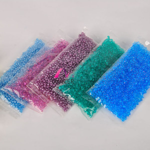 廠家大量供應散裝透明七彩香珠 空氣芳香香珠