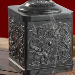 成都精美禮玉公司，九龍聚福玉茶葉罐，蛇年商務饋贈的不二選擇。