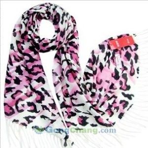 供應(yīng)恒源祥精紡印花純羊毛長圍巾絲巾披肩 2012新品印花圍巾批發(fā)