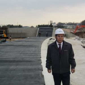 整體無搭接縫橡膠壩