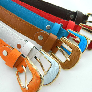 1661 休閑 女式皮帶 韓版 滴油扣 時尚女式2.5CMI