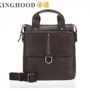 批發 帝道KD 男士商務休閑單肩包 包包 手提包頭層牛皮