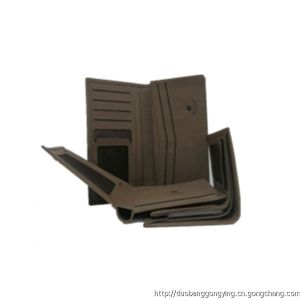 廣州皮具加工廠 2013長款男士西裝包 休閑錢夾男款 高檔錢包定做