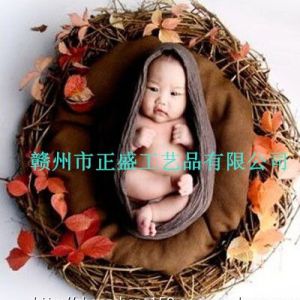 手工藤編鳥巢鳥窩