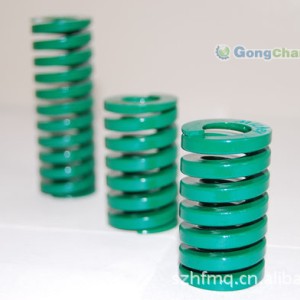 供應模具彈簧專家TJL淺綠色國際德標模具彈簧