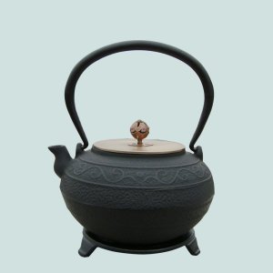 供應(yīng)銅蓋 鑄鐵茶壺 ST1.3