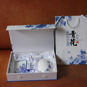 青花瓷禮品U盤套裝