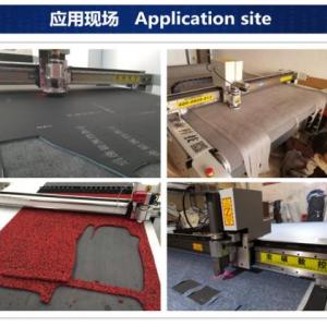 服裝生產工廠毛絨玩具布料刀片裁片機 箱包PU皮革多層開料切割機