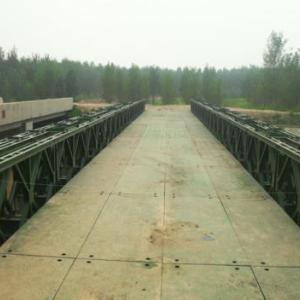 貴州貴陽(yáng)市36米三排單層加強(qiáng)型貝雷鋼橋