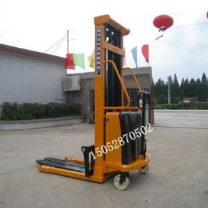 2噸升高1.6米簡易型插電式半電動叉車 半自動堆高車