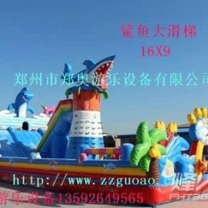 鄭奧游樂設備專業生產充氣大滑梯，兒童城堡滑梯，充氣城堡廠家直銷