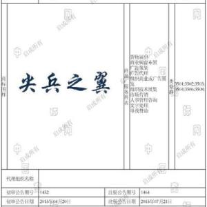 尖兵之翼/35類/展會商標/廣告/專業展覽