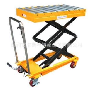 天津卡斯特廠家供應GTS350A小型手動升降平臺車 廠價直銷
