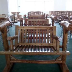 原生態(tài)家具實(shí)木防水搖椅