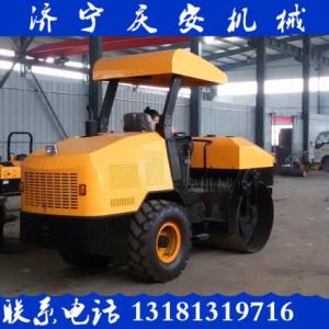 陜西省小型4噸壓路機 前鋼輪后膠輪壓機機