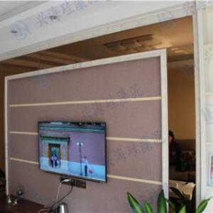 武漢硅藻泥電視背景墻效果圖
