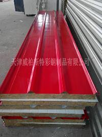 供應彩鋼巖棉夾芯板