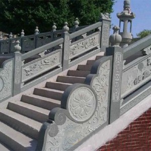 廠家專業生產石雕欄桿 水庫河堤大理石欄桿