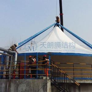 污水池反吊膜丨長春百威啤酒廠污水池膜加蓋