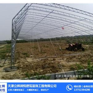 大棚骨架-立輝潤悅公司-普通大棚骨架搭建