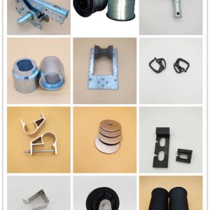 大棚配件中防風(fēng)卡槽與卡簧配套使用