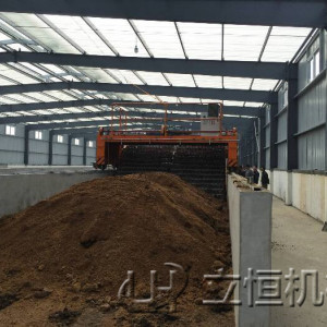 有機肥槽式翻堆機銷售-立恒機械(在線咨詢)-翻堆機