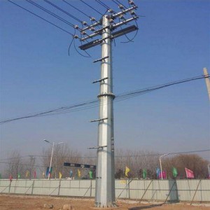 思南縣 35kv電力鋼管塔 110KV電力鋼管桿