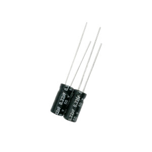 鋁電解電容0.22 µF50 V, GDCAP-小型系列 ± 20%, 徑向引線