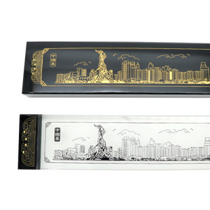 廣州書法大賽紀念禮品 水晶鎮紙紀念品 發幣會紀念品 退伍水晶紀念品