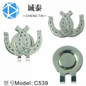 深圳可以做金屬帽夾，定制金屬帽夾，高爾夫金屬帽夾制作
