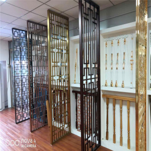 廣東玄關雕花屏風扶欄