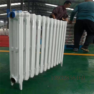 鑄鐵暖氣片構造原理圖   橄欖三柱