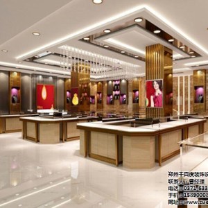 珠寶展示柜廠家、千百度裝飾設計 在線咨詢 、鄭州珠寶展示柜
