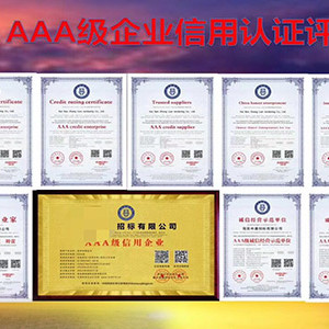 招投標(biāo)信用等級證書