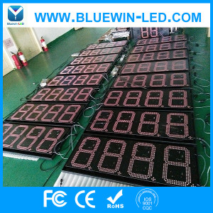 深圳加油站LED油價屏寶安區廠家  88.88數字屏工廠