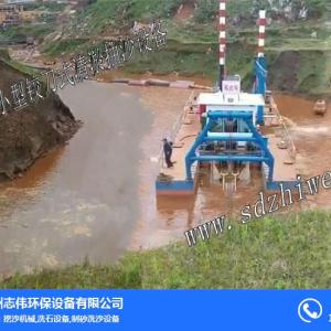 青州志偉環保(圖)-挖泥船廠家-麗水挖泥船