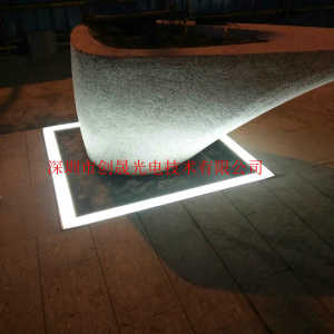 三角形玻璃發(fā)光磚、戶外廣場地磚燈