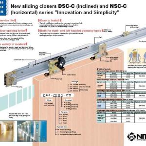 日本NITTO日東半自動移門閉門器 NSC-C1215