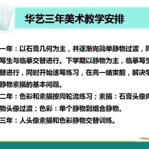 美術中專學校上課時間怎么安排