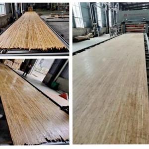 竹片指接集成材超長板成型熱壓機